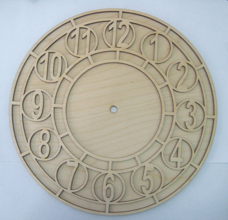 وکتور – ساعت دیواری با نمایش عدد