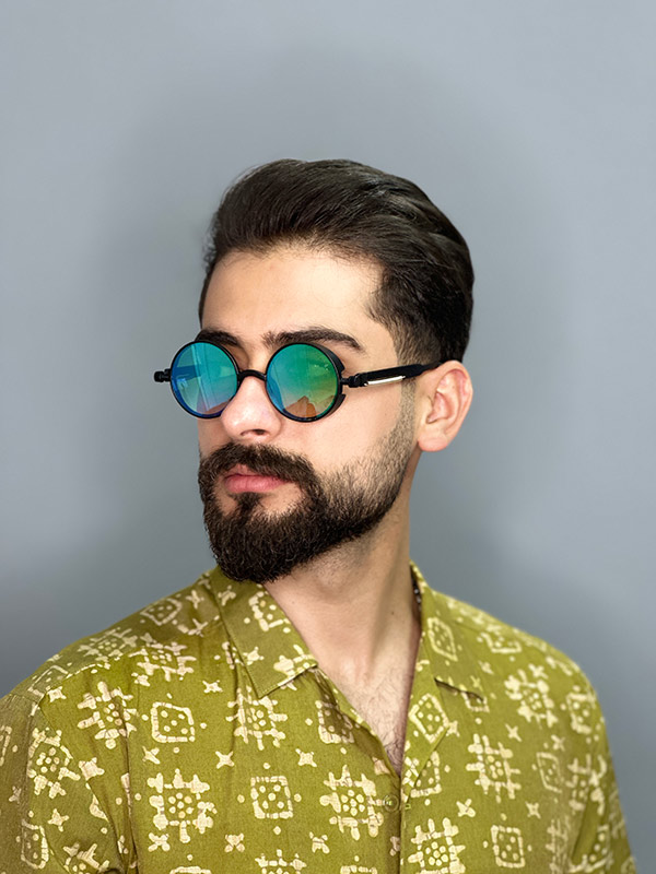 عینک آفتابی مردانه اورجینال سبز برند چنل گرد